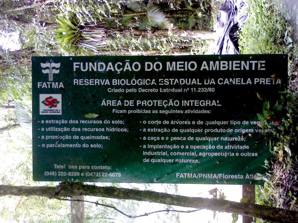 Sede da Reserva Biológica Estadual da Canela Preta