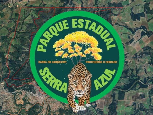 Logomarca de Parque Estadual da Serra Azul