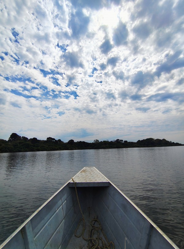 CUNIÃ - Passeio de barco ao Igarapé Grande - sentido Araçá (Rabeta)