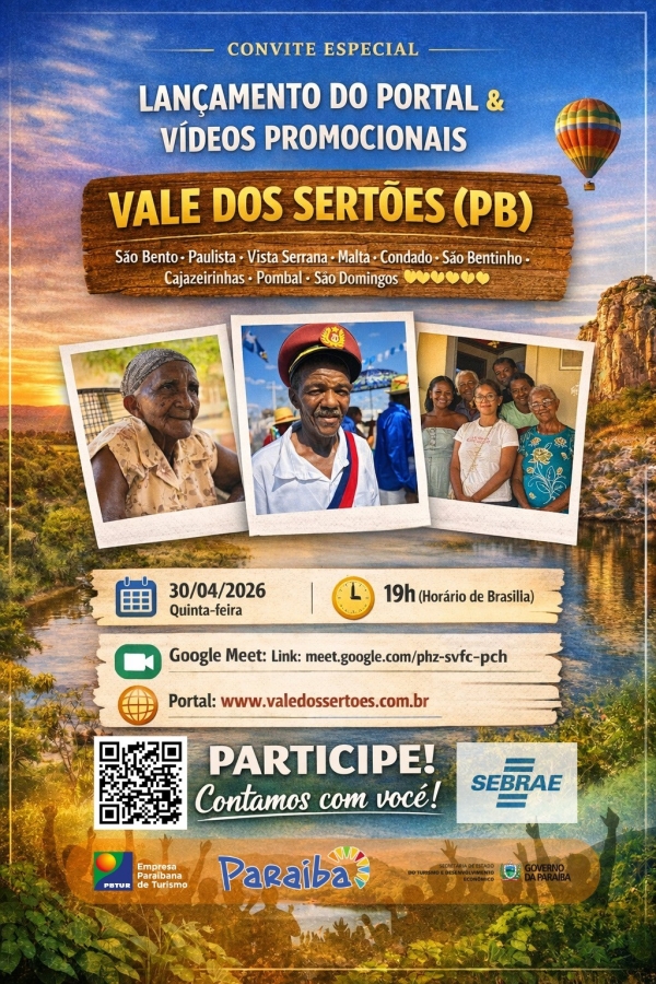 LANÇAMENTO OFICIAL – VALE DOS SERTÕES (PB)