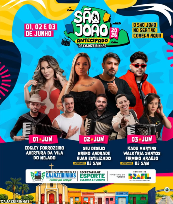 São João Antecipado de Cajazeirinhas-PB!