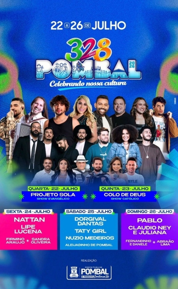 Aniversário de Pombal 328 Anos.